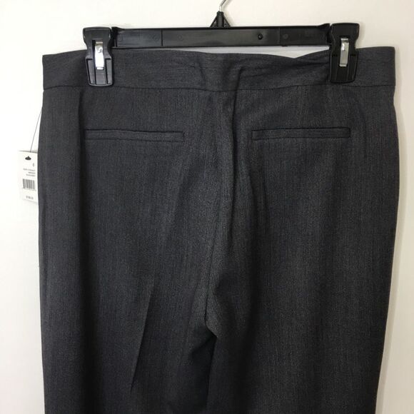 Tahari Terry Straight Charcoal‎ Gray Pant Size 6 - Picture 5 of 10